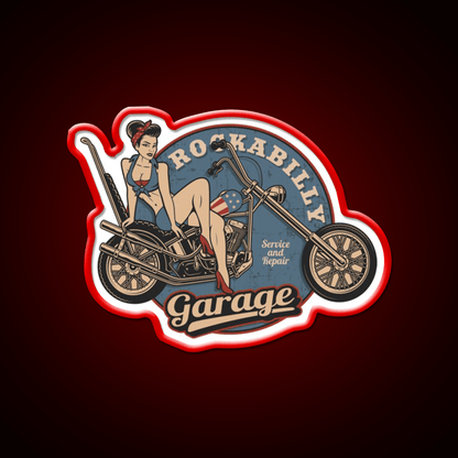 Vintage Girl On Bike Service Welcome Led Neon Sign Open Sign Rgb Color - Shineneon