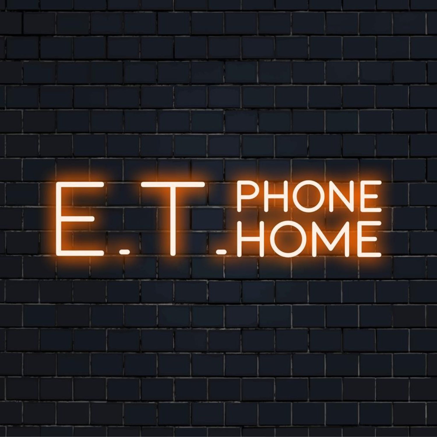 Vintage Glow E.T. Phone Home Led Neon Sign For Home Theater Decor | Shineneon
