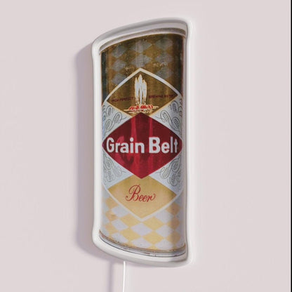 Vintage Grain Belt Beer Can Rgb Led Neon Sign - Shineneon