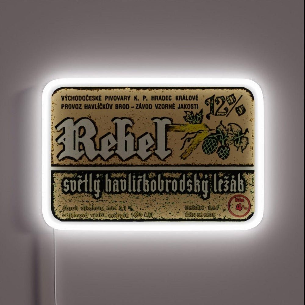 Vintage Imported Craft Beer Label Rgb Led Neon Sign Bar Decor - Shineneon