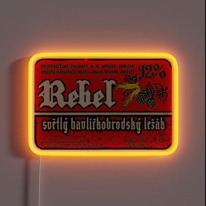 Vintage Imported Craft Beer Label Rgb Led Neon Sign Restaurant Wall Art - Shineneon