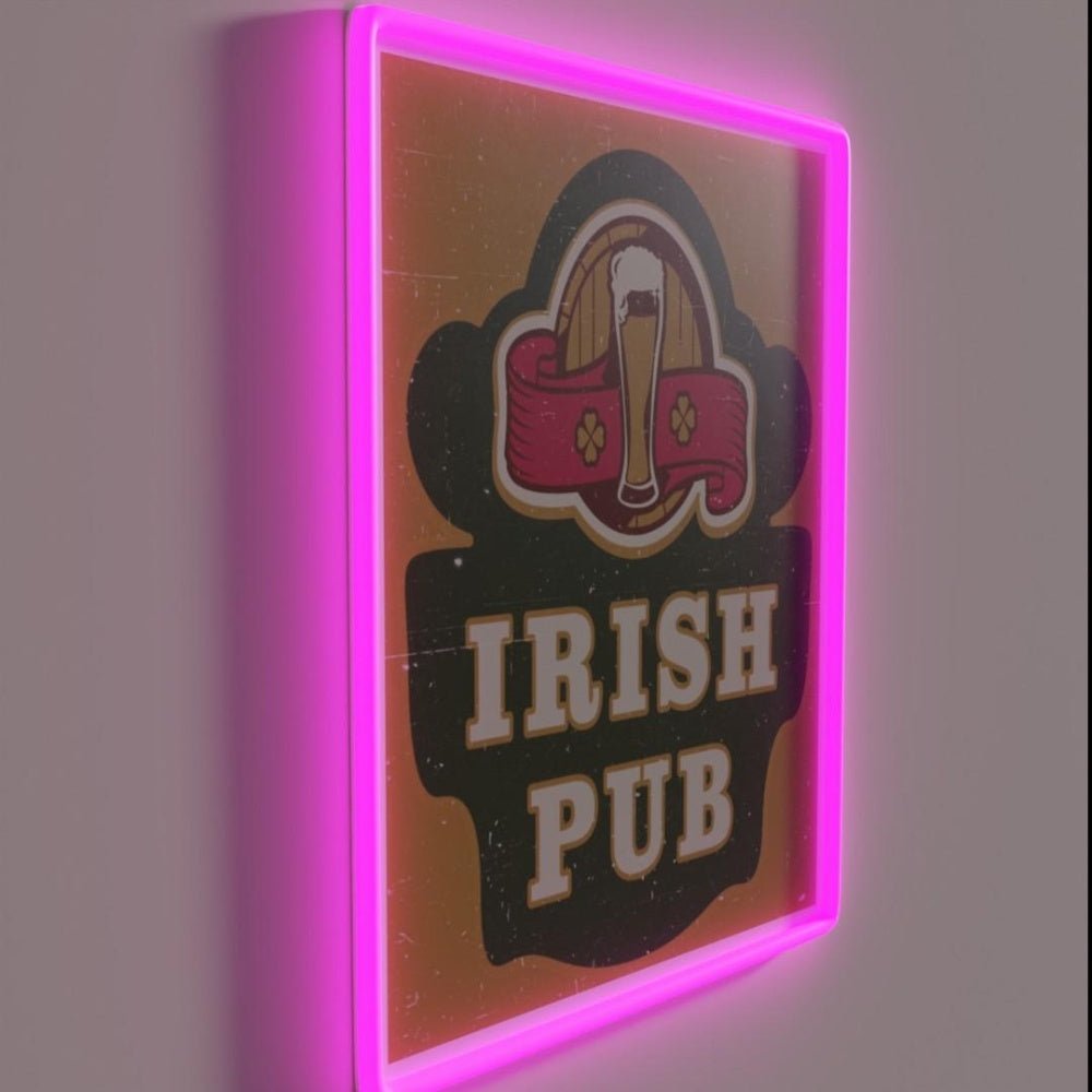 Vintage Irish Pub Sign Rgb Led Neon Sign Bar Wall Decor - Shineneon