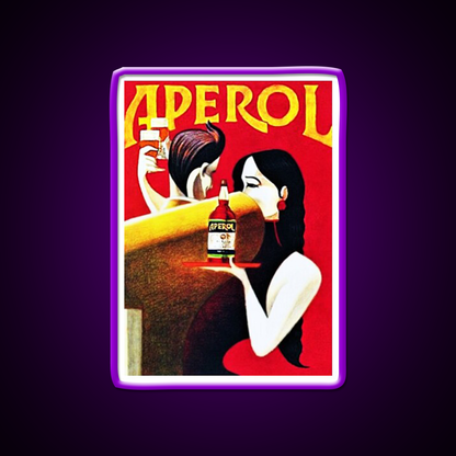 Vintage Italian Apero Aperitif Antico Whiskey Drink Bar Led Neon Sign Rgb Color