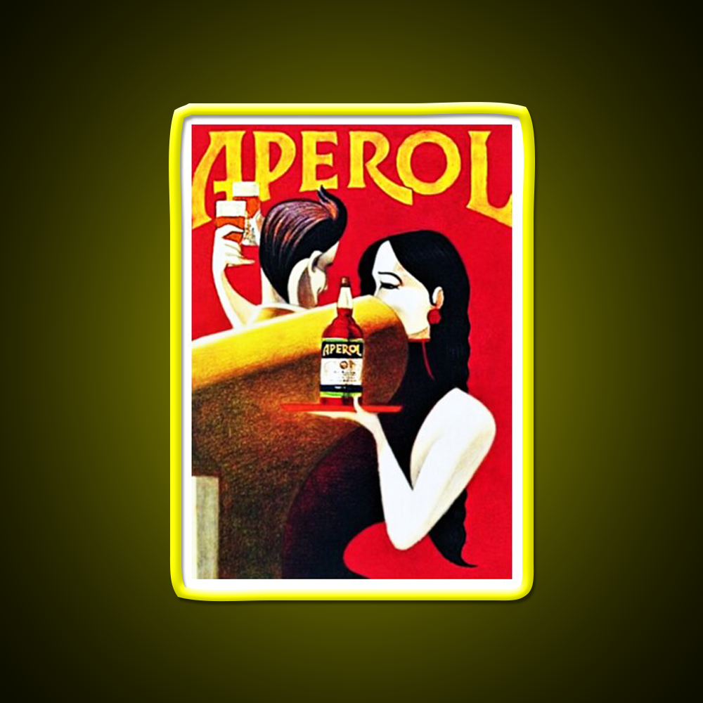 Vintage Italian Apero Aperitif Antico Whiskey Drink Bar Led Neon Sign Rgb Color
