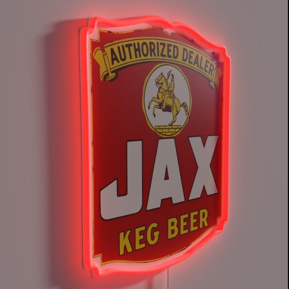 Vintage Jax Keg Beer Rgb Led Neon Sign - Shineneon