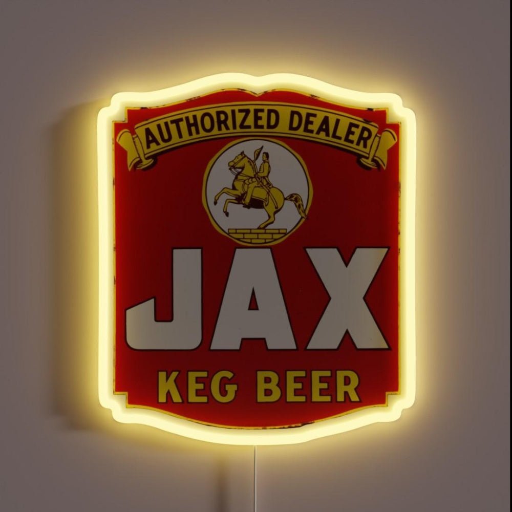 Vintage Jax Keg Beer Rgb Led Neon Sign - Shineneon