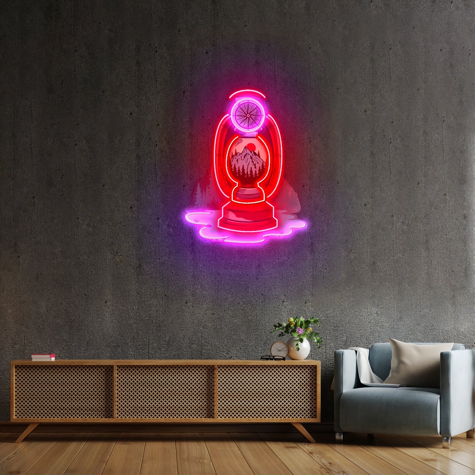 Vintage Lantern Led Neon Sign Light Custom Led Signs - Shineneon