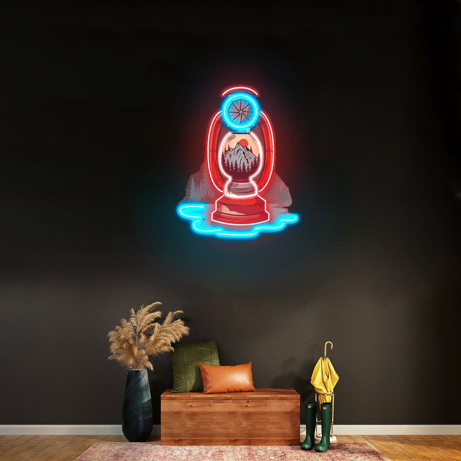 Vintage Lantern Led Neon Sign Light Custom Led Signs - Shineneon