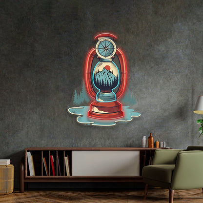 Vintage Lantern Led Neon Sign Light Pop Art - Shineneon