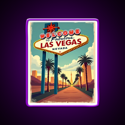 Vintage Las Vegas Strip Welcome Sign Welcome Led Neon Sign Open Sign Rgb Color