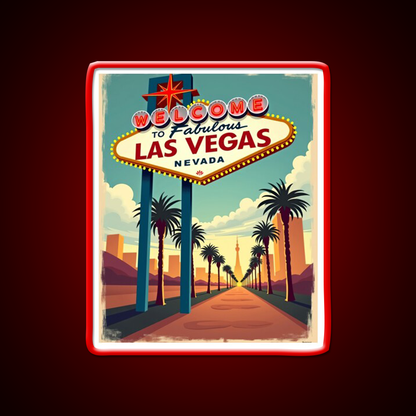 Vintage Las Vegas Strip Welcome Sign Welcome Led Neon Sign Open Sign Rgb Color