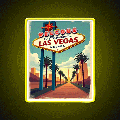 Vintage Las Vegas Strip Welcome Sign Welcome Led Neon Sign Open Sign Rgb Color