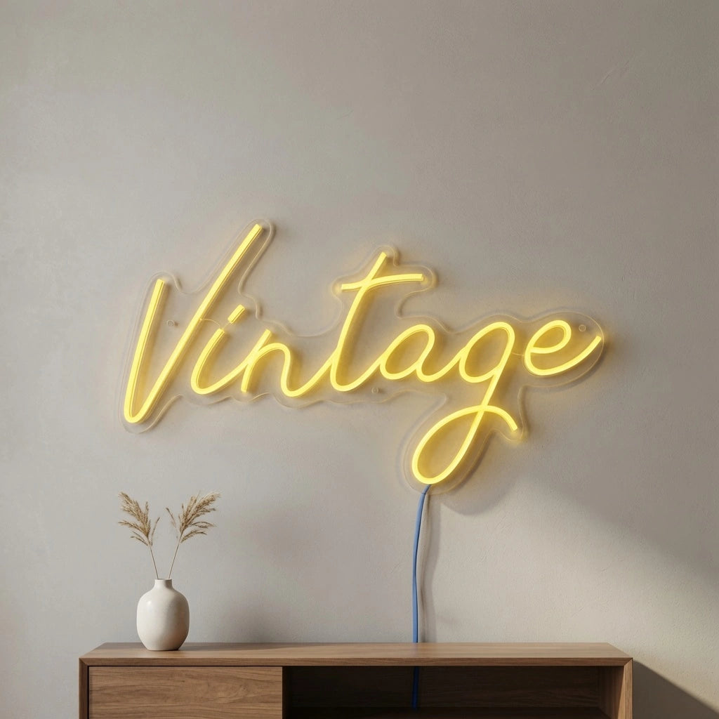Vintage LED Neon Sign - 04 Size Image