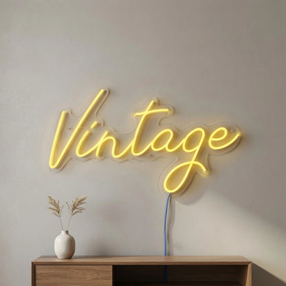 Vintage LED Neon Sign - 04 Size Image