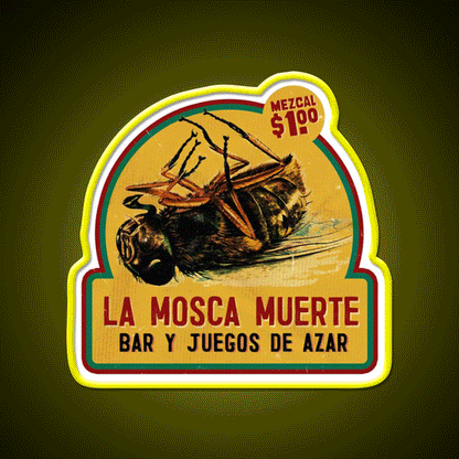 Vintage Mexican Bar Party Drink Tequila Led Neon Sign Rgb Color - Custom LED neon sign front view