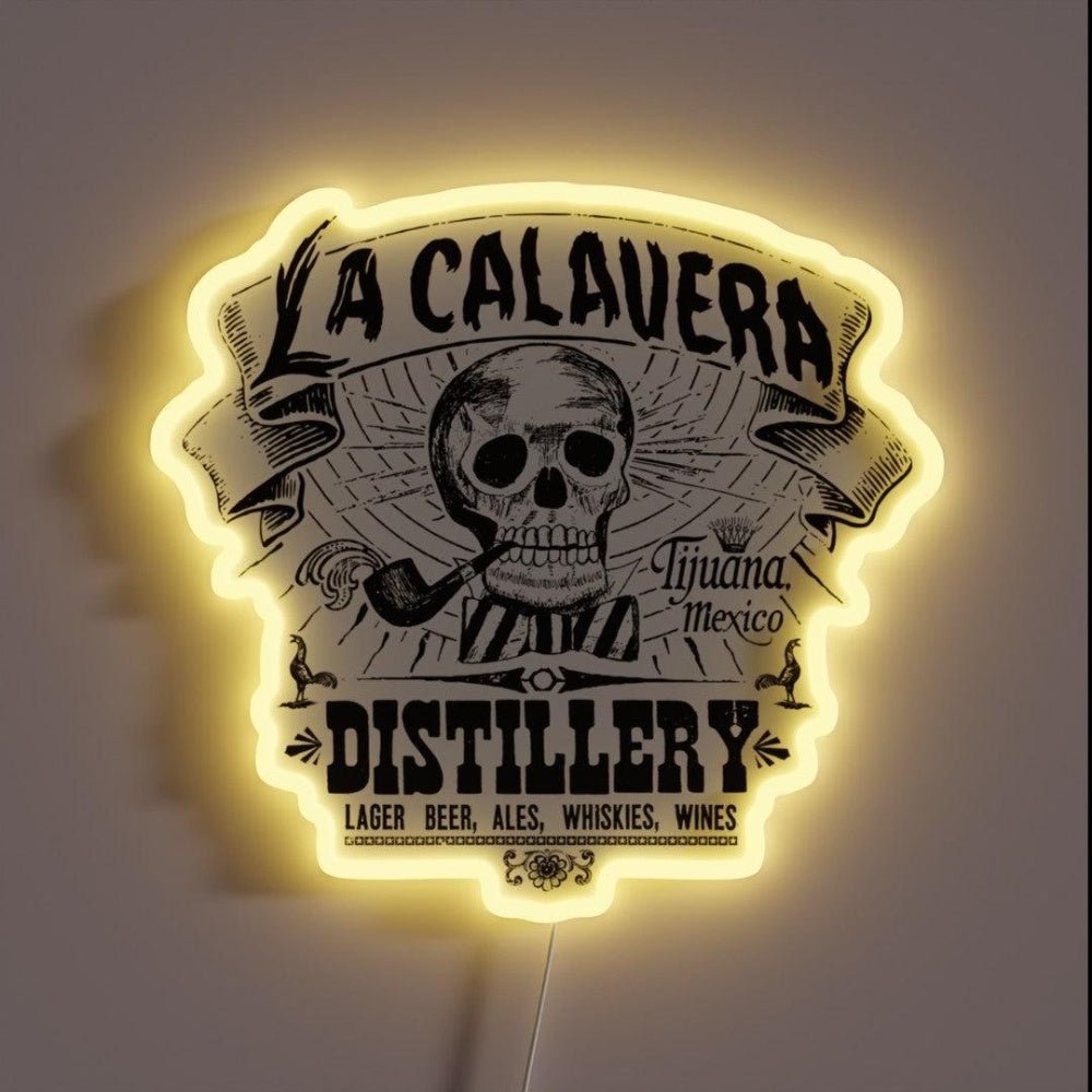 Vintage Mexican Distillery Rgb Led Neon Sign - Shineneon