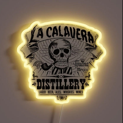 Vintage Mexican Distillery Rgb Led Neon Sign - Shineneon