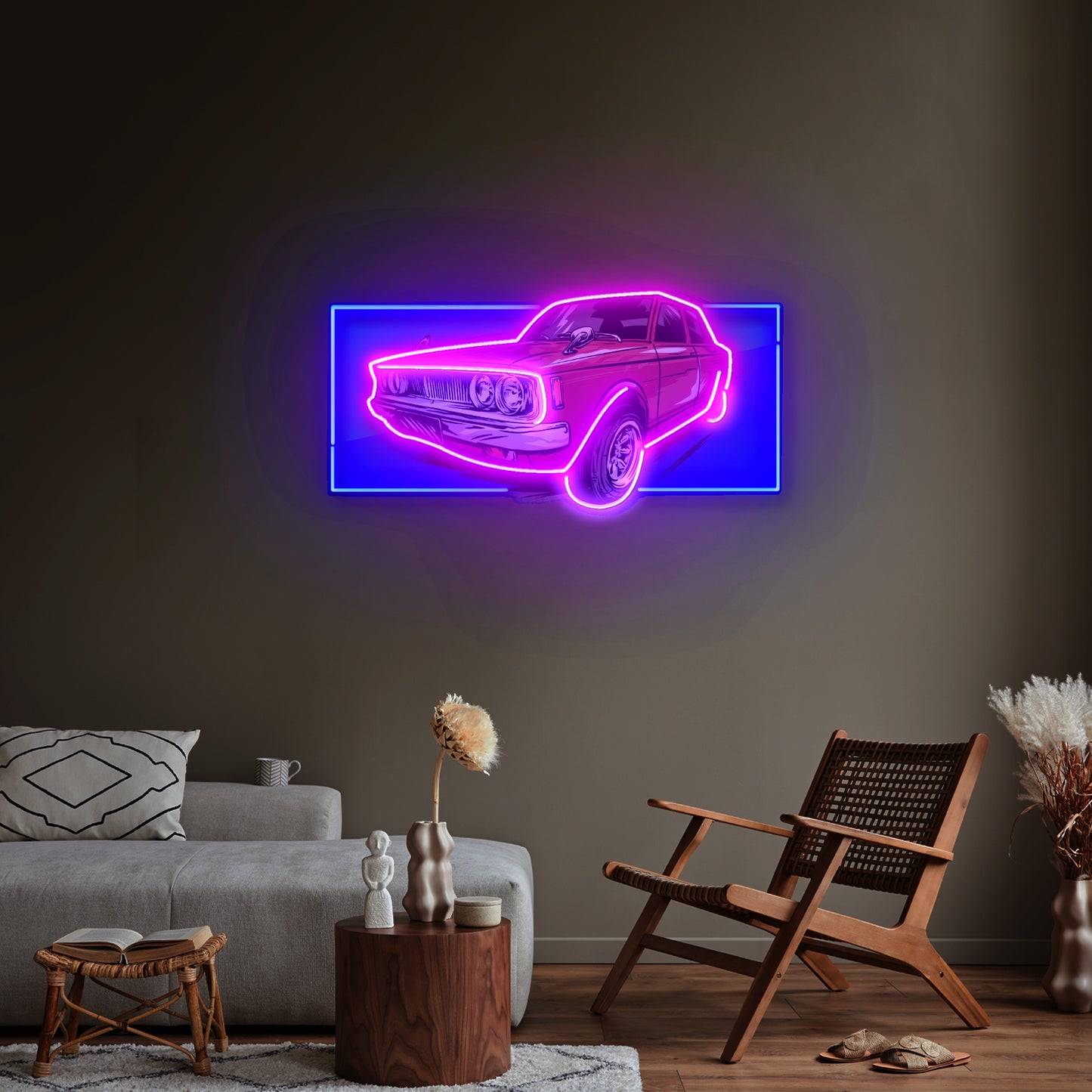 Vintage Old Car Led Neon Sign Light Custom Led Signs