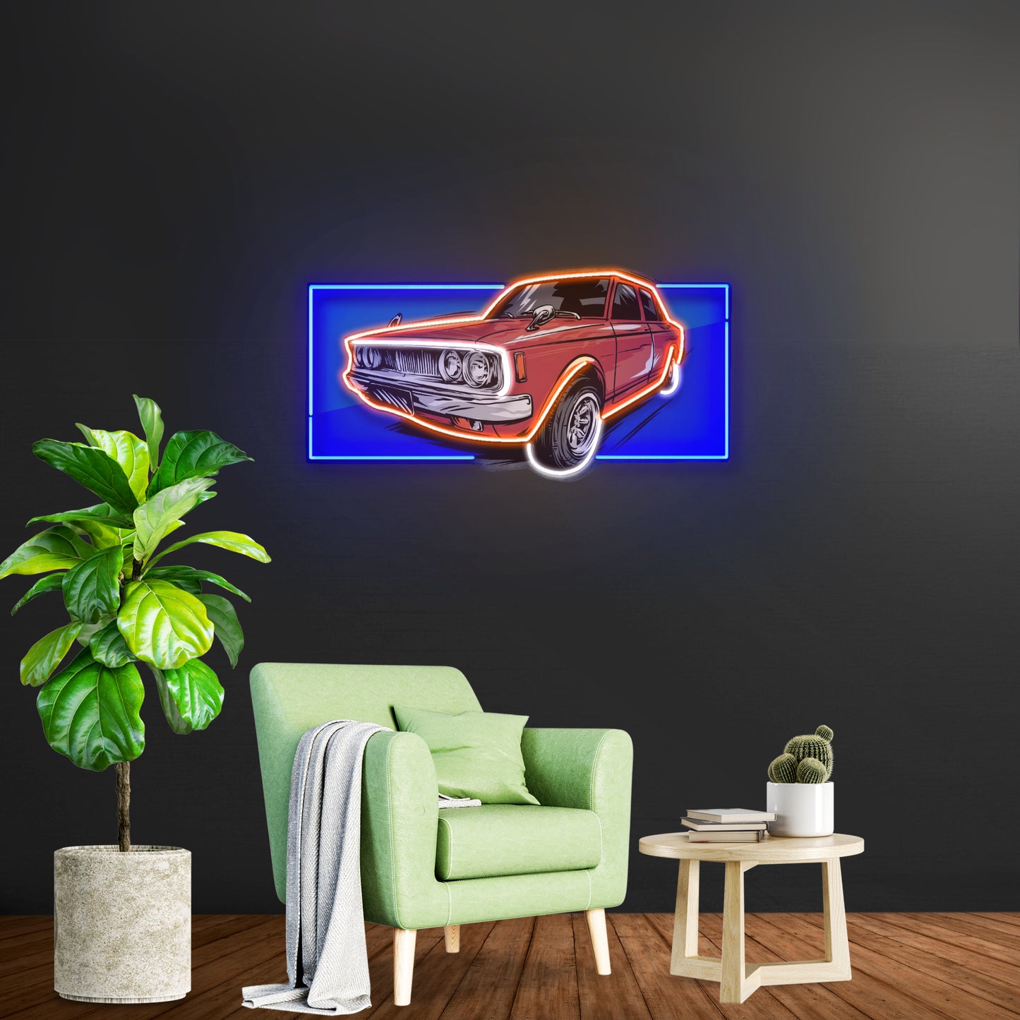 Vintage Old Car Led Neon Sign Light Custom Led Signs