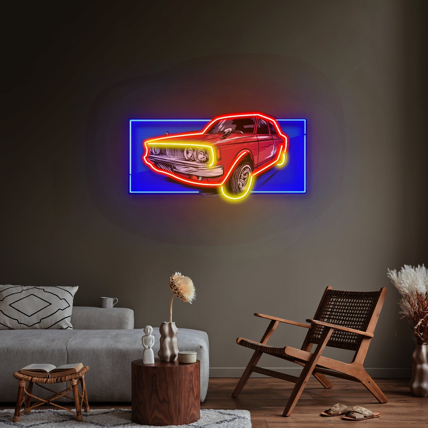 Vintage Old Car Led Neon Sign Light Custom Led Signs