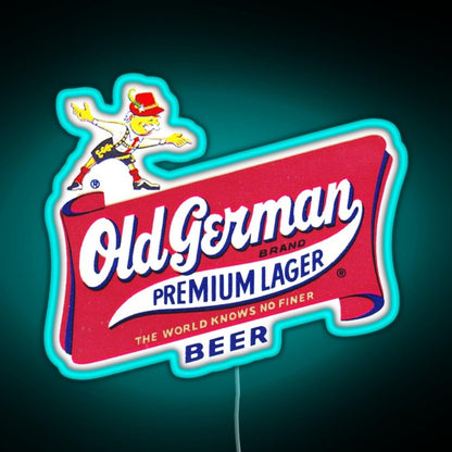 Vintage Old German Beer Logo Rgb Neon Sign - Shineneon