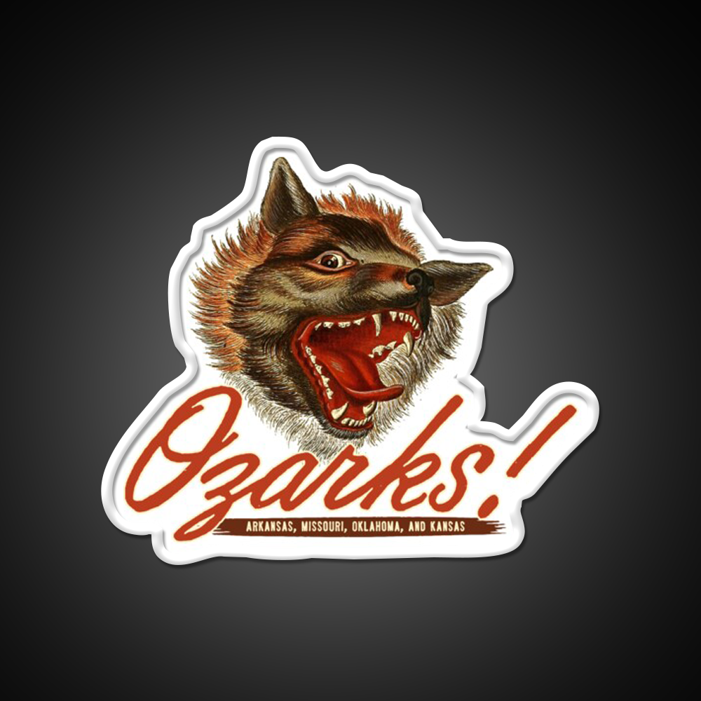 Vintage Ozark Tourist Whiskey Drink Bar Led Neon Sign Rgb Color