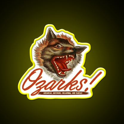 Vintage Ozark Tourist Whiskey Drink Bar Led Neon Sign Rgb Color