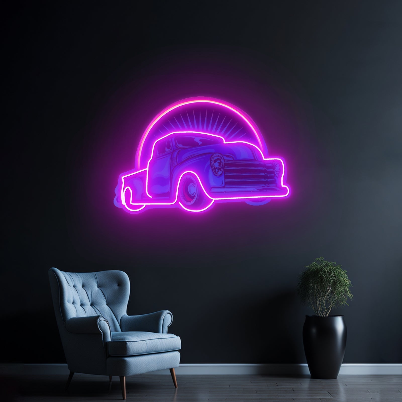 Vintage Pickup Truck Led Neon Sign Light Custom Led Signs - Shineneon