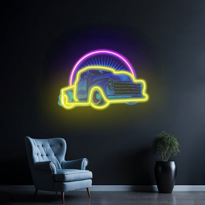 Vintage Pickup Truck Led Neon Sign Light Custom Led Signs - Shineneon