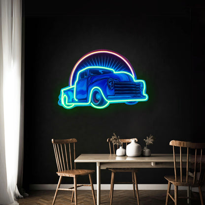 Vintage Pickup Truck Led Neon Sign Light Custom Led Signs - Shineneon