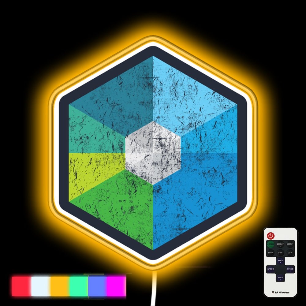 Vintage Raiblocks Coin Neon Gift Led Neon Sign - Shineneon