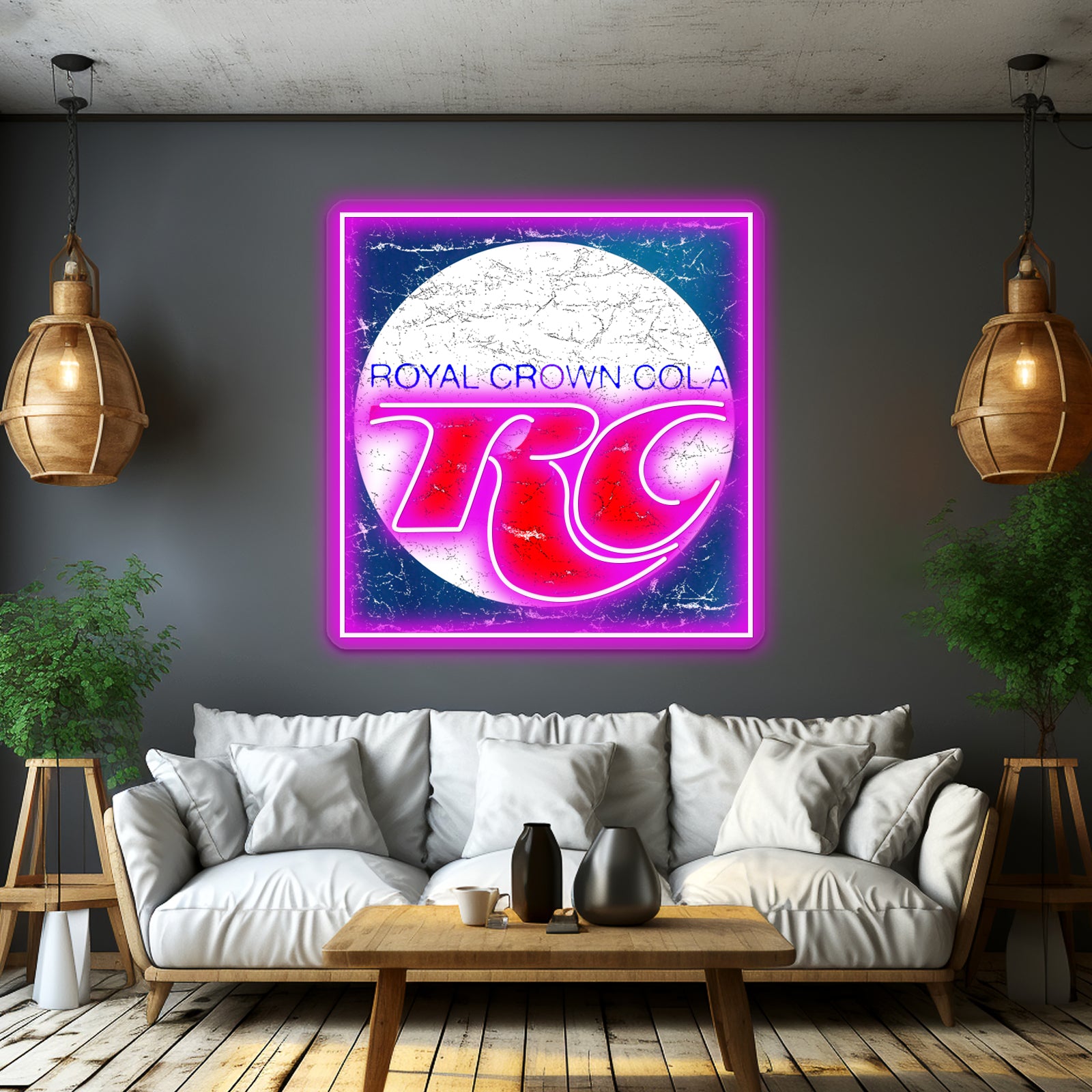 Vintage Rc Cola Design Artwork Neon Signs Custom | Shineneon