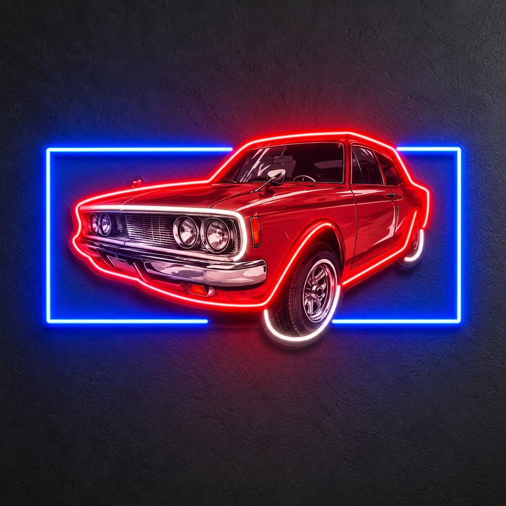 Vintage Red Muscle Car LED Neon Sign - Shineneon