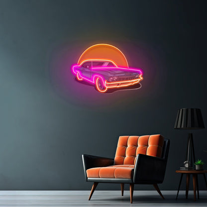 Vintage Retro Car Led Neon Sign Light Custom Led Signs - Shineneon