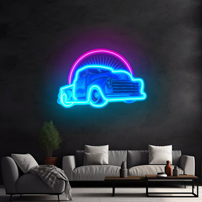 Vintage Retro Car Led Neon Sign Light Custom Led Signs - Shineneon