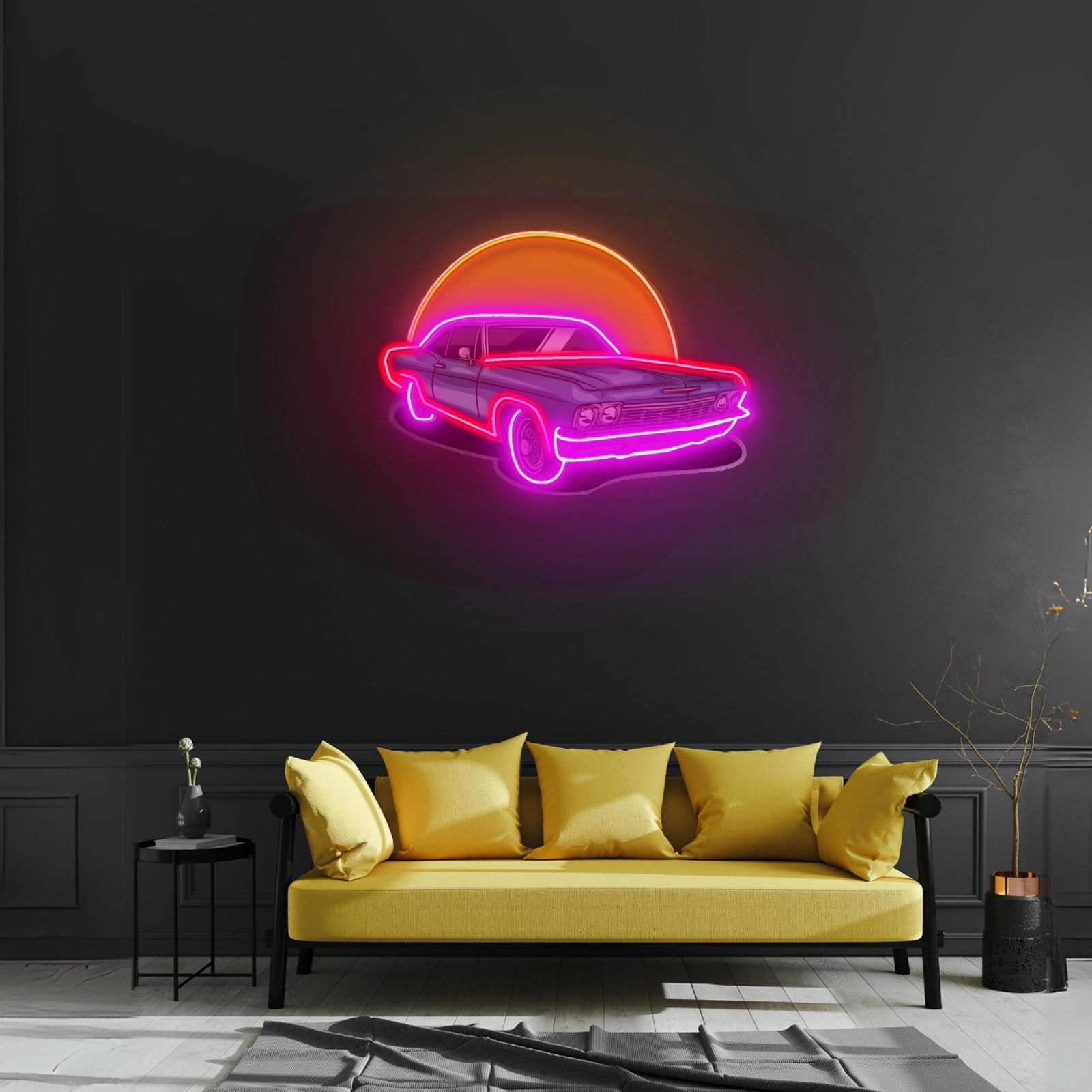 Vintage Retro Car Led Neon Sign Light Custom Led Signs - Shineneon