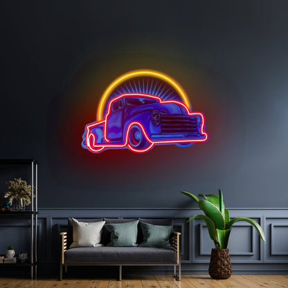 Vintage Retro Car Led Neon Sign Light Custom Led Signs - Shineneon