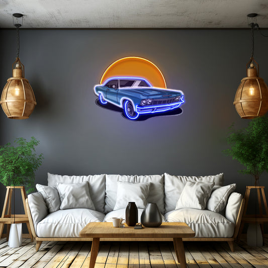 Vintage Retro Car Led Neon Sign Light Custom Led Signs