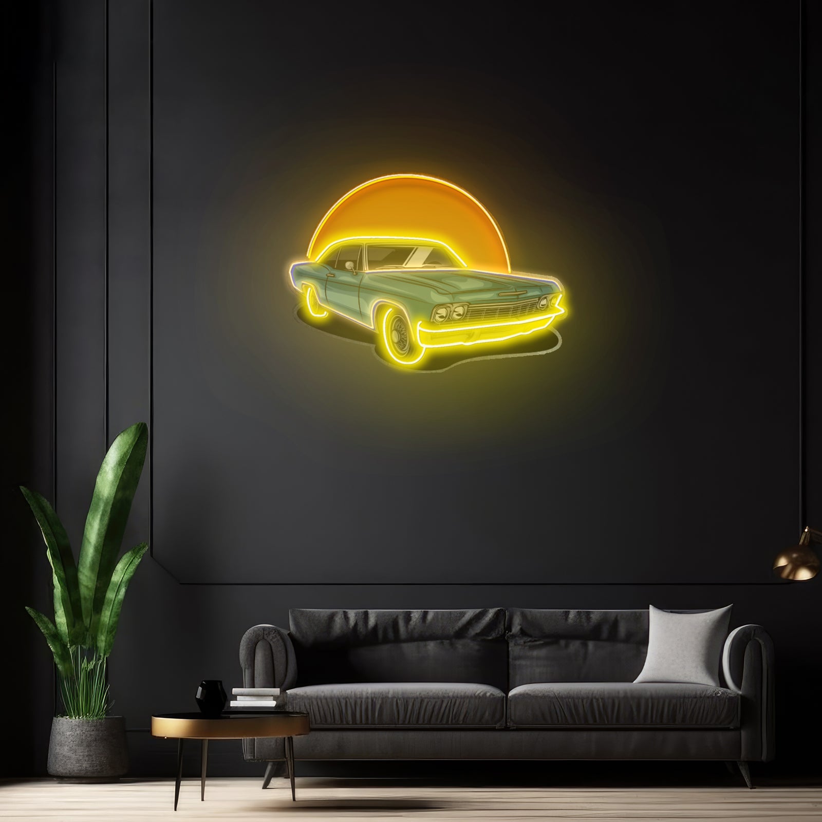 Violent Monopoly Gun Custom Led Signs Artwork For Sale