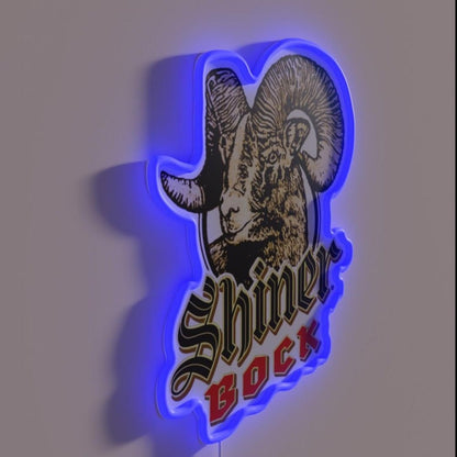 Vintage Shiner Bock Beeer Classic Rgb Led Neon Sign - Shineneon