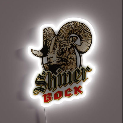 Vintage Shiner Bock Beer Logo Rgb Led Neon Sign - Shineneon