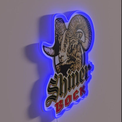 Vintage Shiner Bock Beer Logo Rgb Led Neon Sign - Shineneon