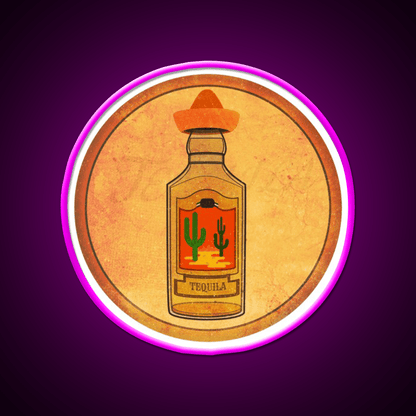 Vintage Tequila Party Drink Tequila Led Neon Sign Rgb Color - Shineneon