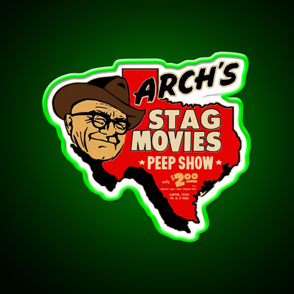 Vintage Texas Adult Movie Resource Whiskey Drink Bar Led Neon Sign Rgb Color