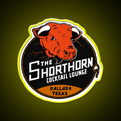 Vintage Texas Dive Bar Whiskey Drink Bar Led Neon Sign Rgb Color