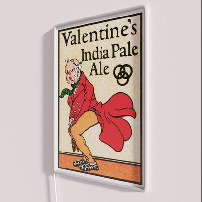 Vintage Valentinesindia Pale Ale Logo Rgb Led Neon Sign - Shineneon