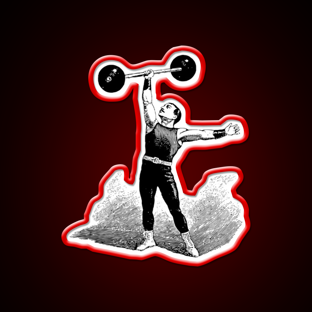 Vintage Weightlifter Gym Fitness Led Neon Sign Rgb Color - LED neon sign view 10