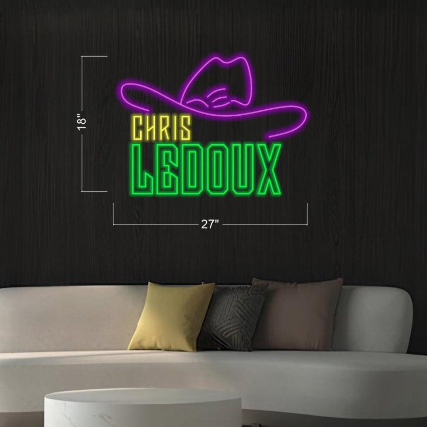 Vintage Western Chris Ledoux Led Neon Sign For Home Decor | Shineneon