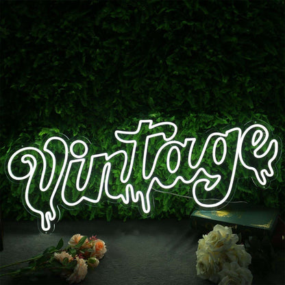 Vintage White Neon Led Sign - Shineneon