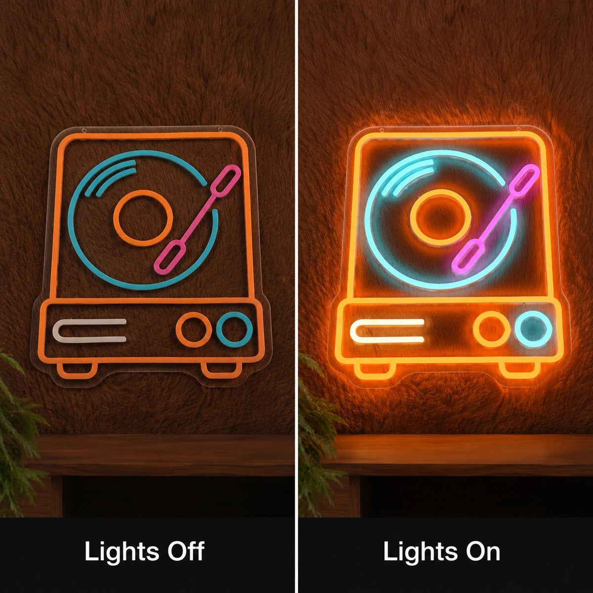 Vinyl Record Player LED Neon Sign - Shineneon